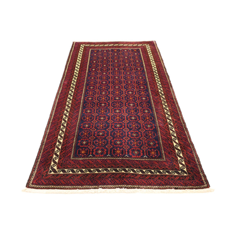 Alfombra de pasillo Alfombra Belutsch - 185 x 100 cm - rojo oscuro