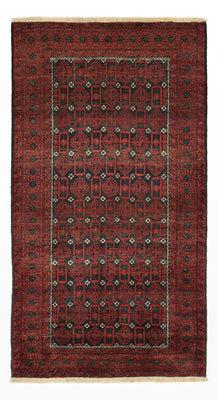 Alfombra de pasillo Alfombra Belutsch - 196 x 107 cm - rojo oscuro
