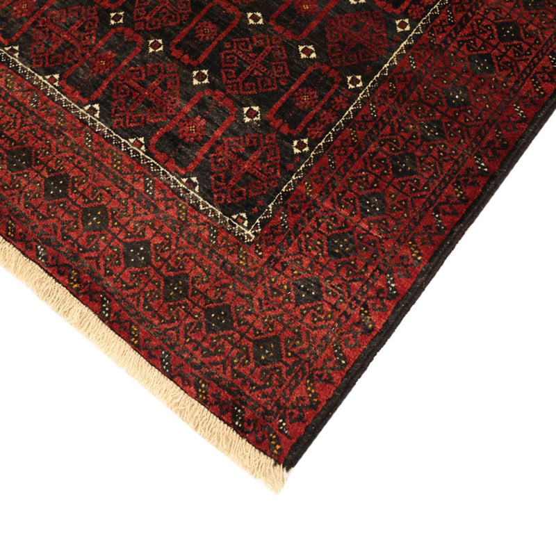 Alfombra de pasillo Alfombra Belutsch - 196 x 107 cm - rojo oscuro