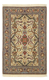 Alfombra Persa - Isfahan - Prima - Urdimbre de seda - 171 x 111 cm - beige