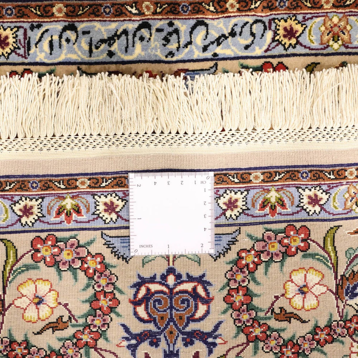 Alfombra Persa - Isfahan - Prima - Urdimbre de seda - 171 x 111 cm - beige