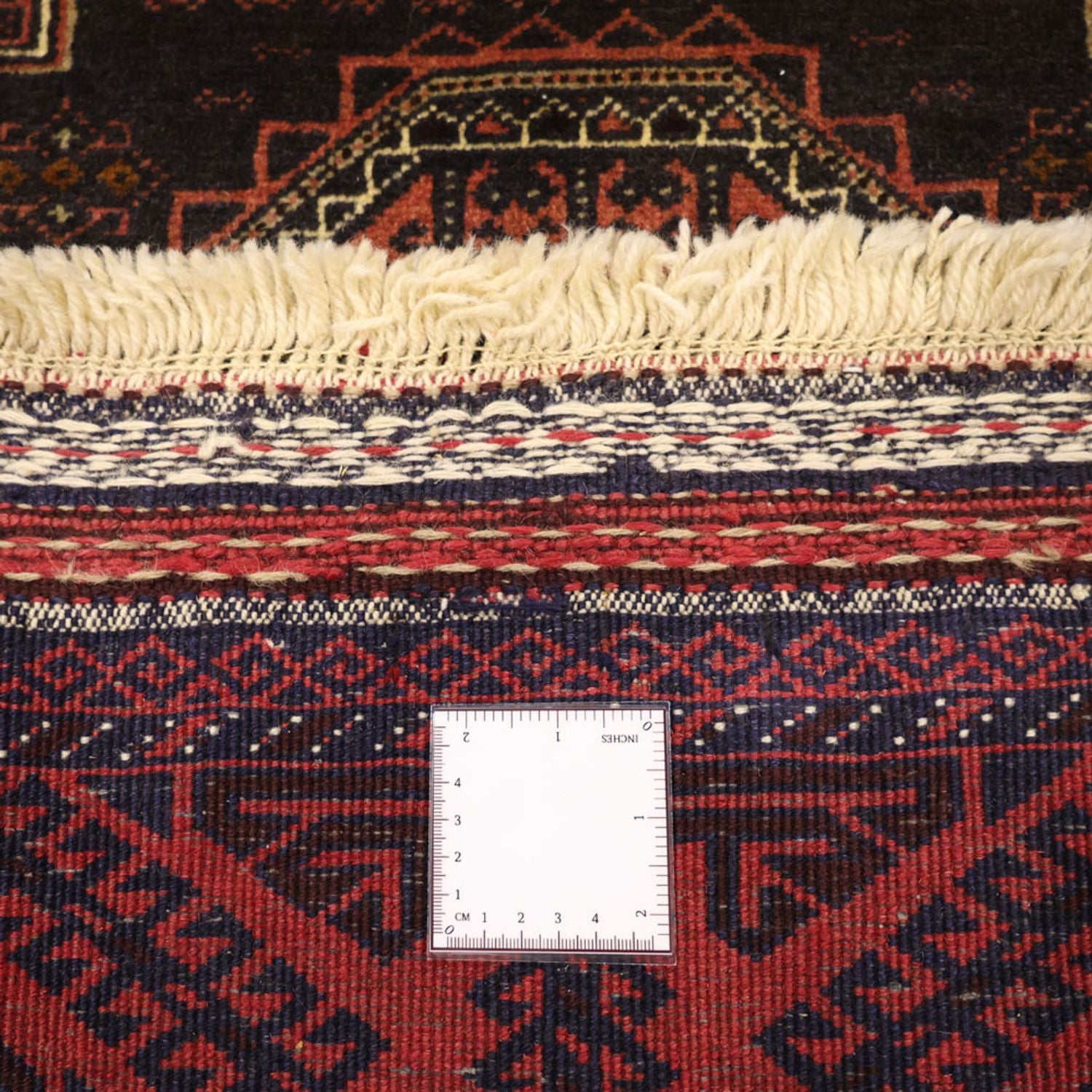 Alfombra de pasillo Alfombra Belutsch - 196 x 92 cm - rojo oscuro
