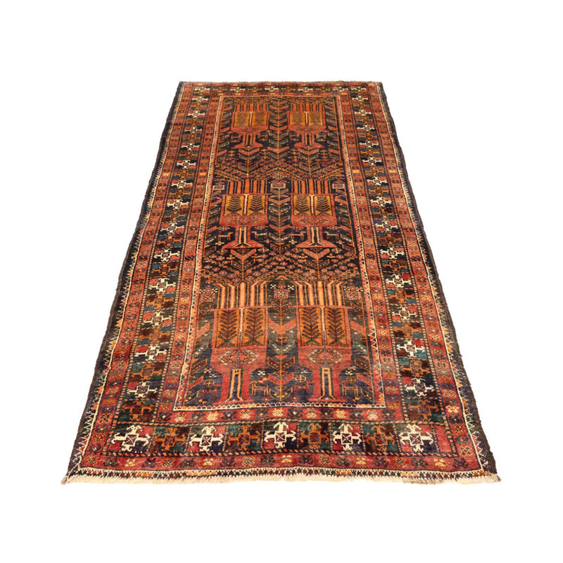 Alfombra de pasillo Alfombra Belutsch - 212 x 106 cm - rojo oscuro