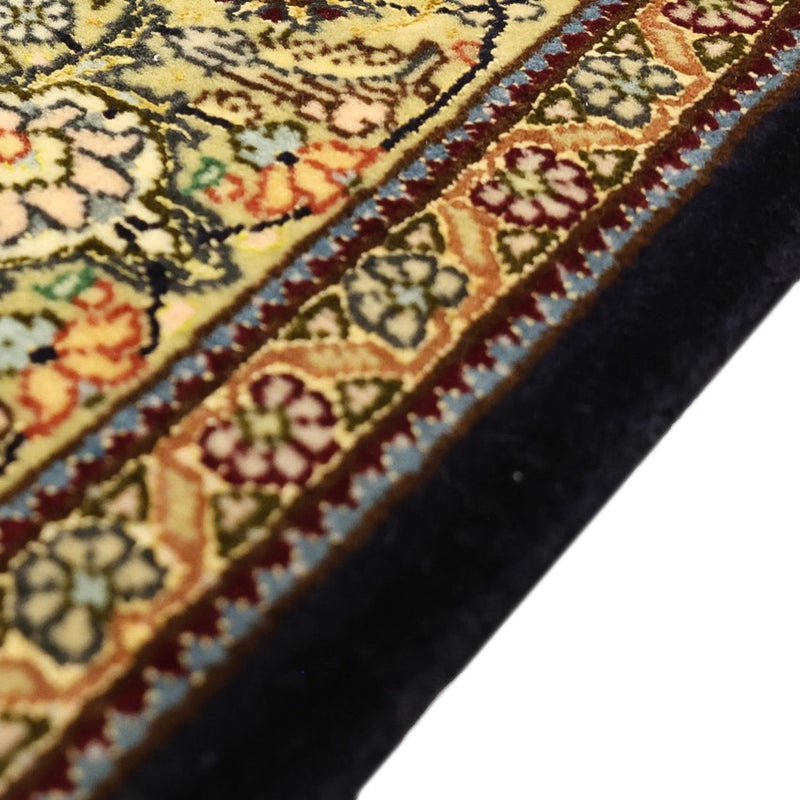 Alfombra Persa - Tabriz - Real - 146 x 102 cm - verde oscuro
