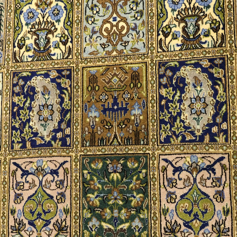 Alfombra Persa - Ghom - Royal - 154 x 102 cm - verde oliva