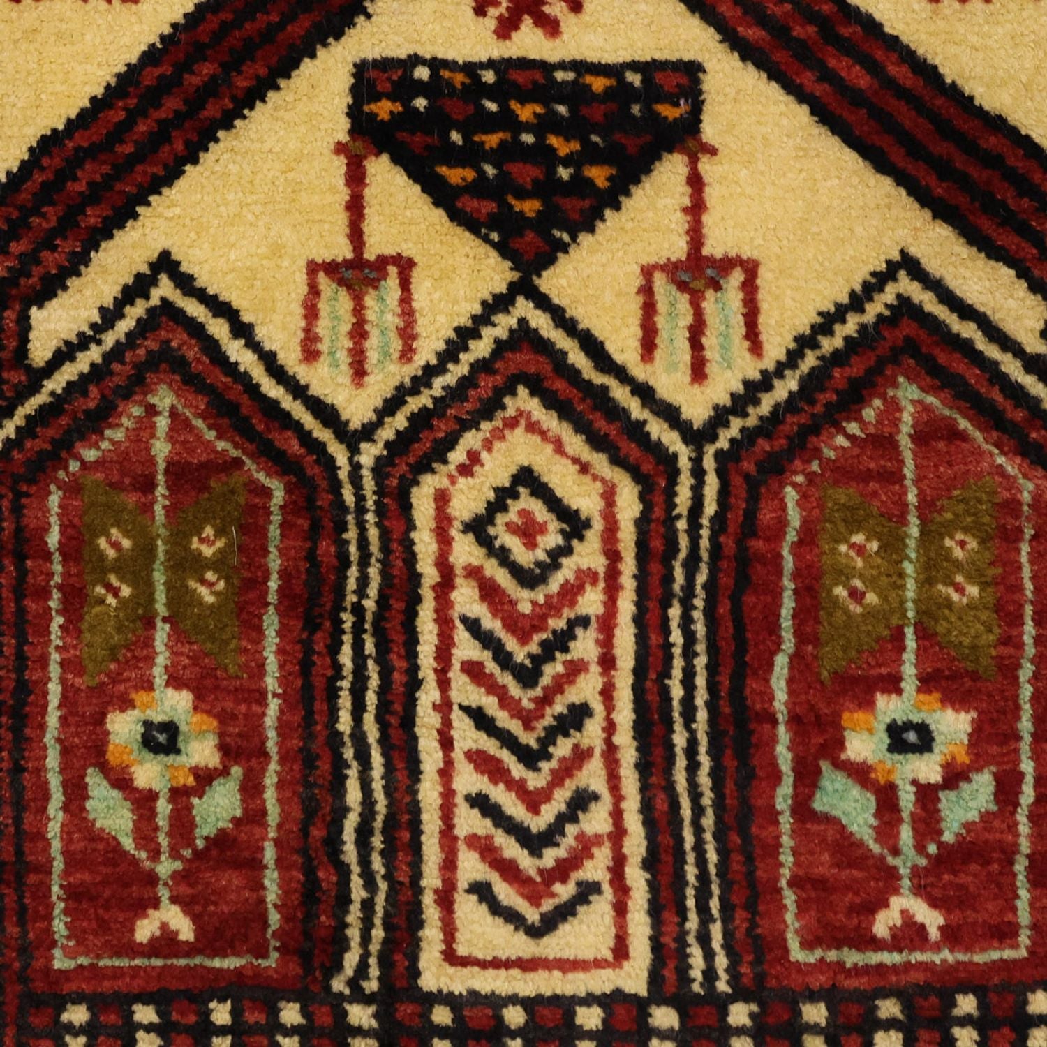 Alfombra de pasillo Alfombra Belutsch - 196 x 103 cm - beige