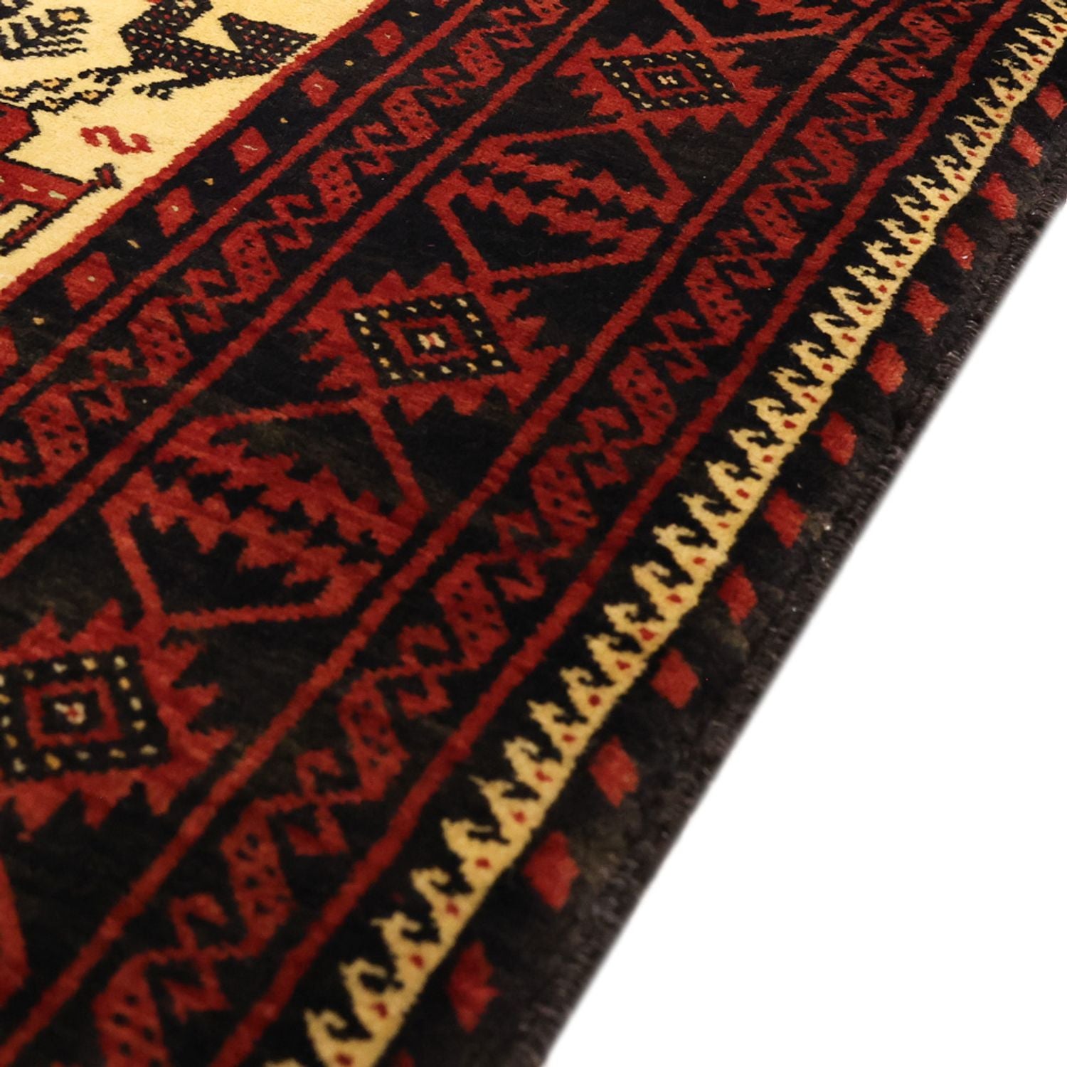 Alfombra de pasillo Alfombra Belutsch - 196 x 103 cm - beige