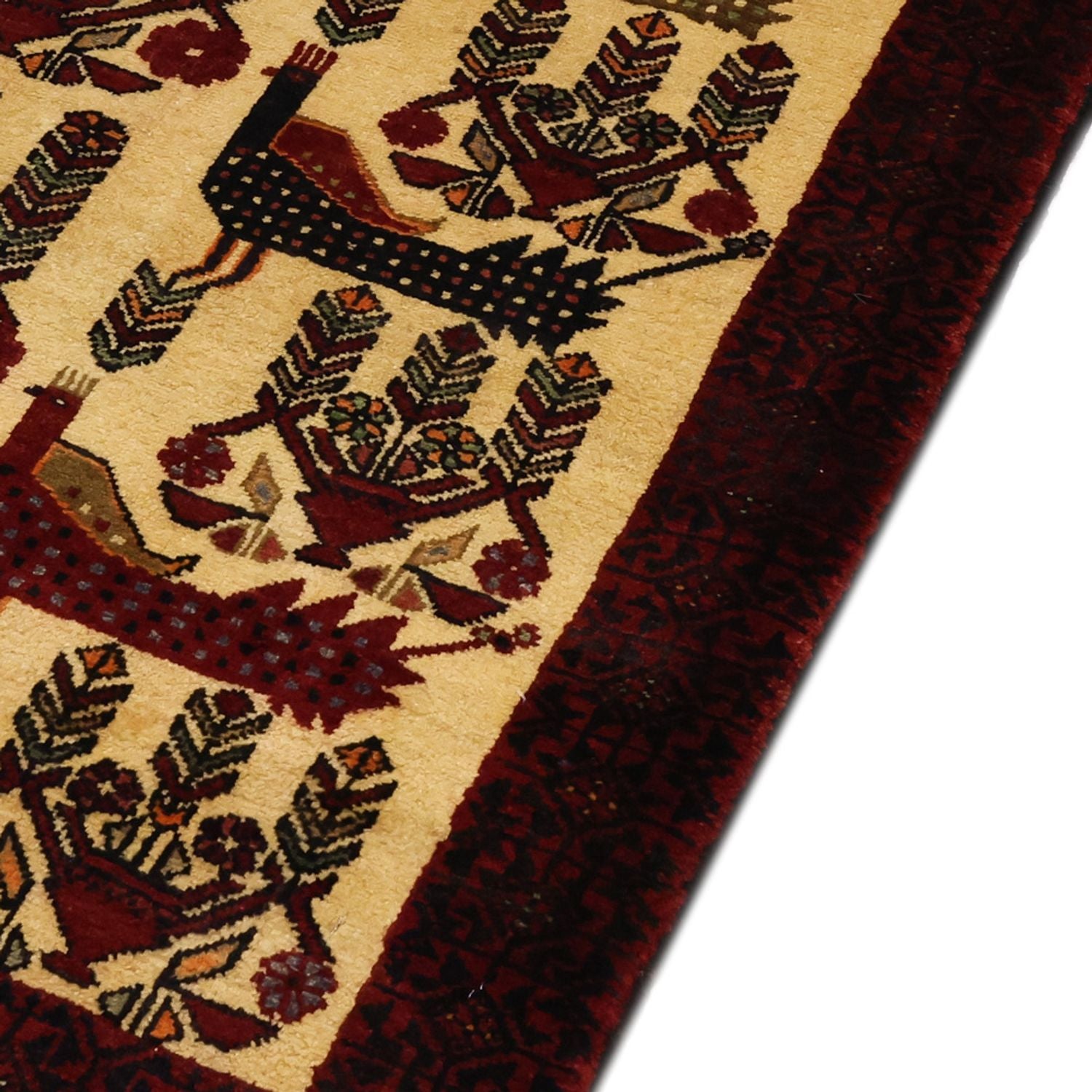 Alfombra de pasillo Alfombra Belutsch - 196 x 109 cm - beige