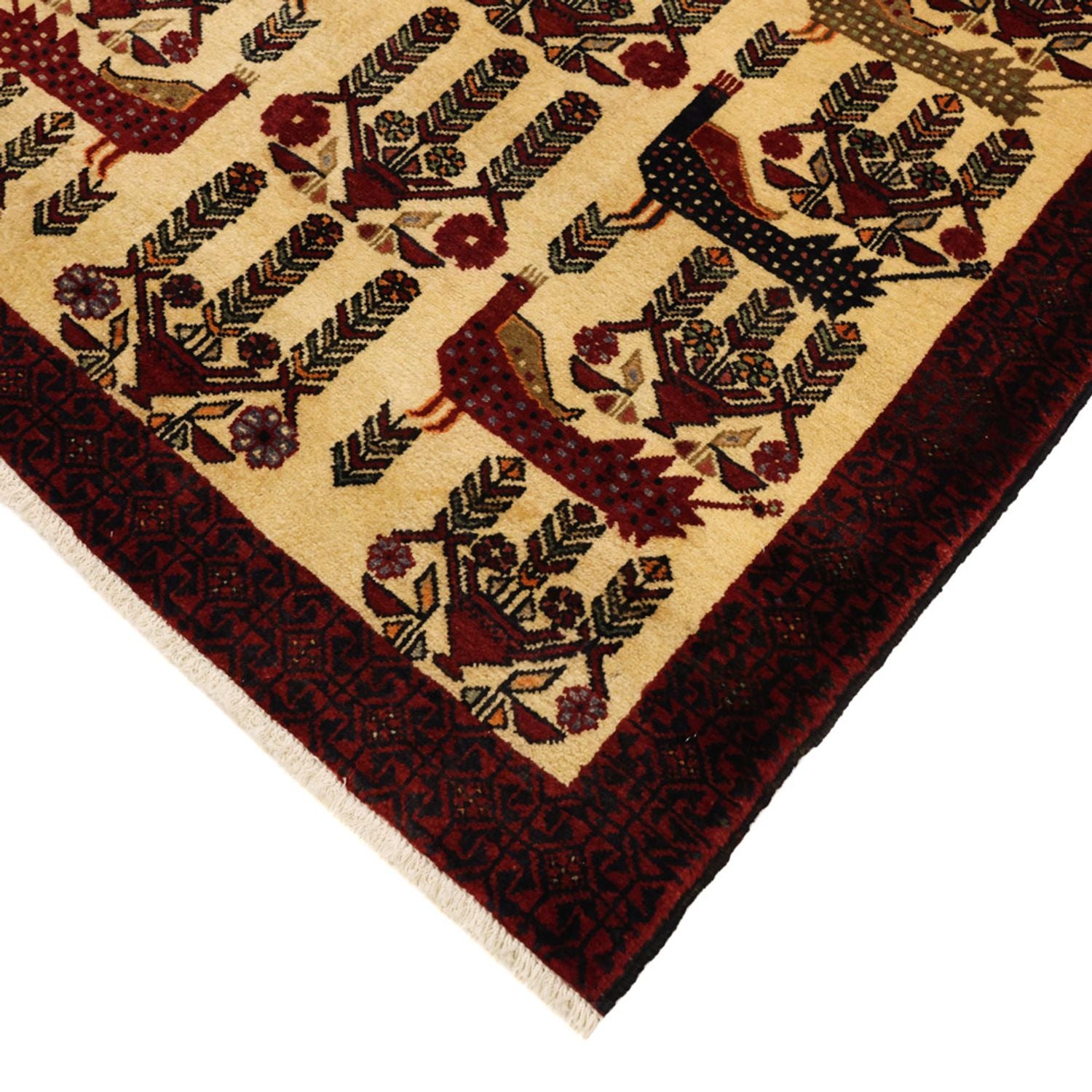 Alfombra de pasillo Alfombra Belutsch - 196 x 109 cm - beige