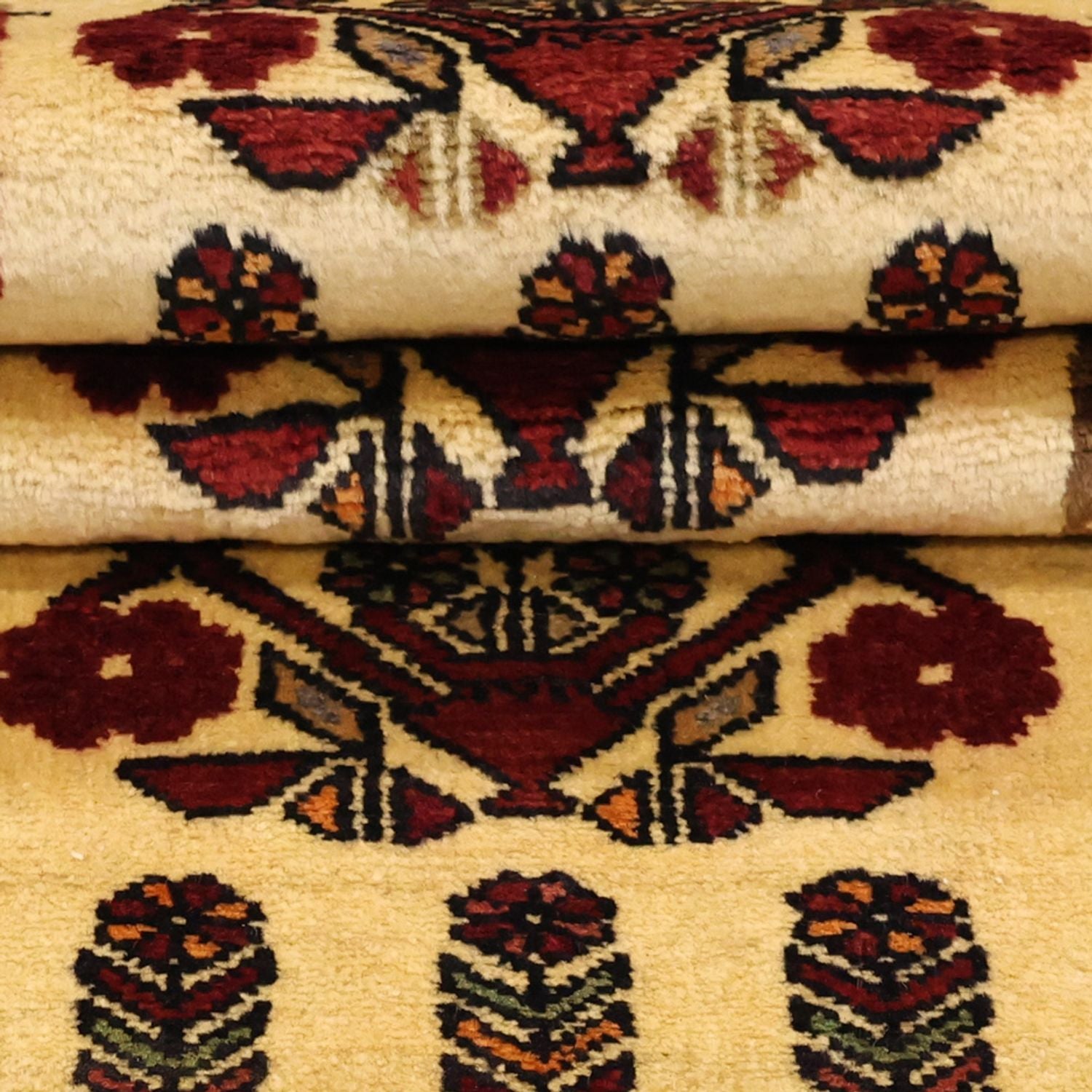 Alfombra de pasillo Alfombra Belutsch - 196 x 109 cm - beige