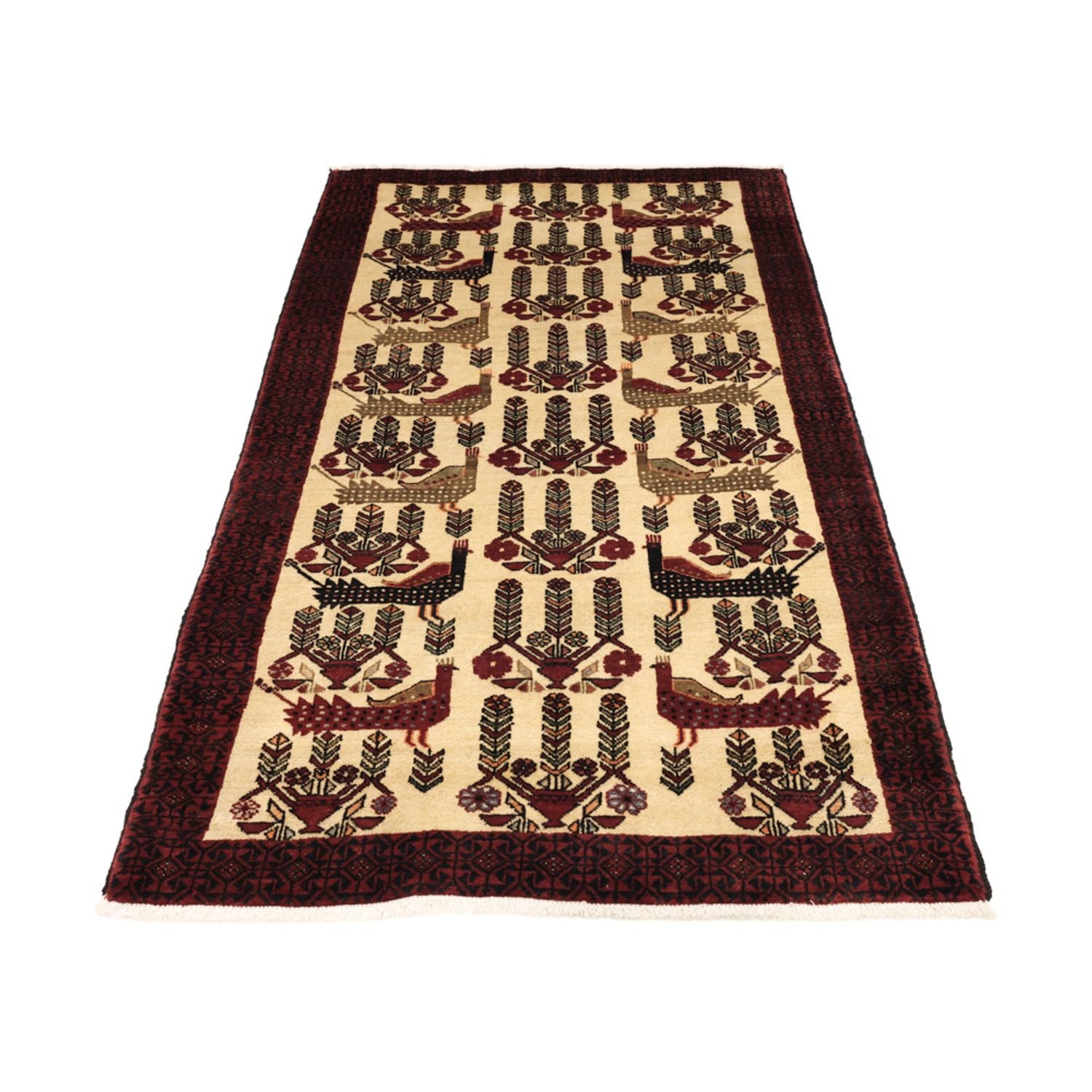 Alfombra de pasillo Alfombra Belutsch - 196 x 109 cm - beige