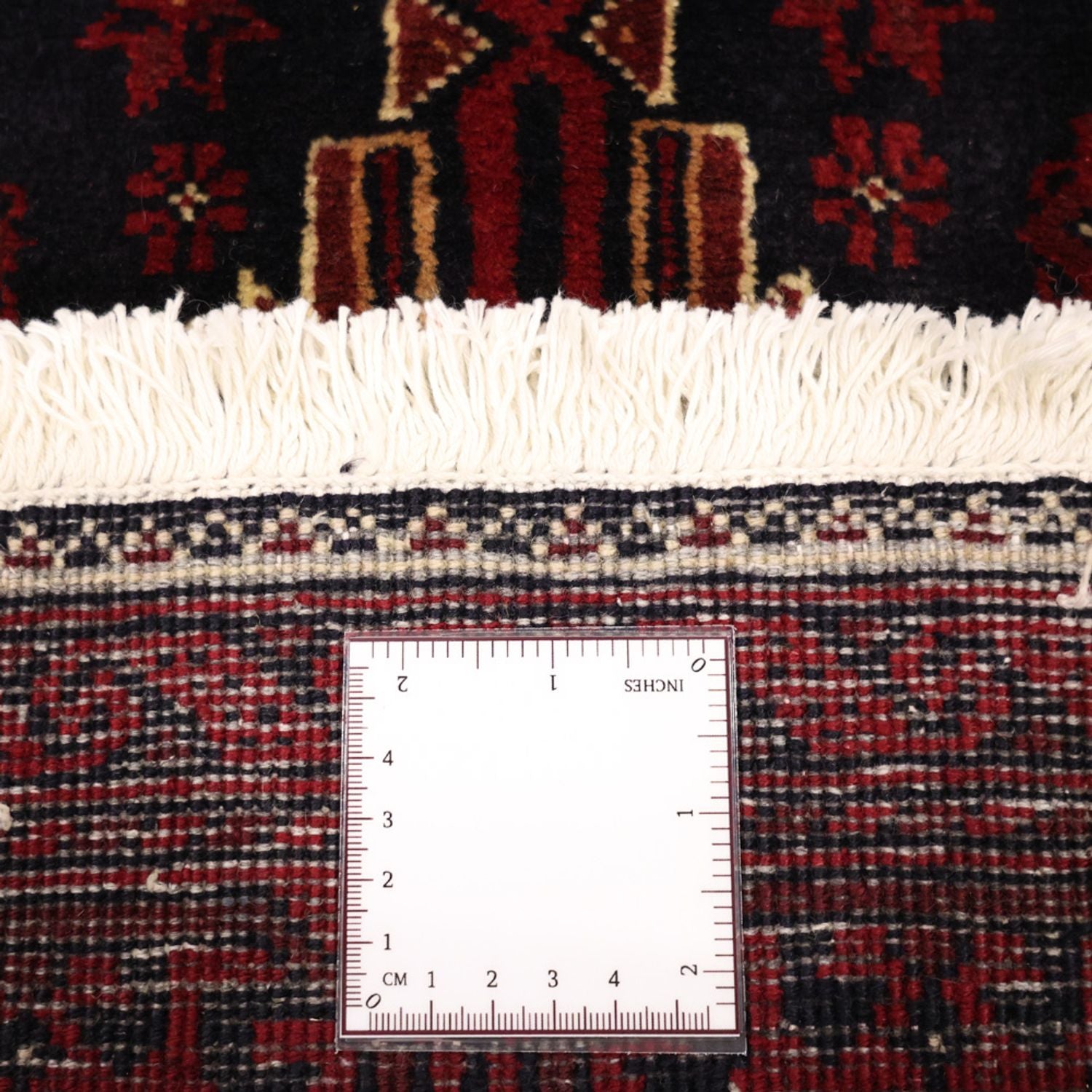 Alfombra de pasillo Alfombra Belutsch - 199 x 100 cm - rojo oscuro