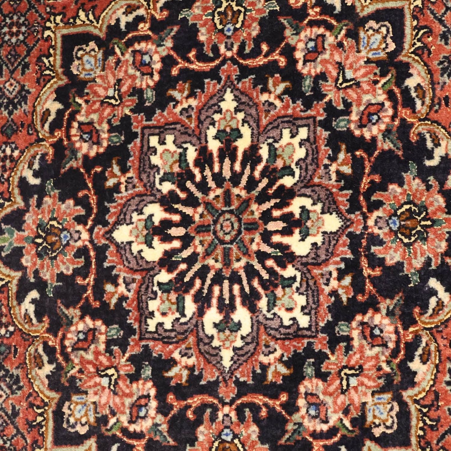 Alfombra persa - Bidjar - 139 x 82 cm - óxido