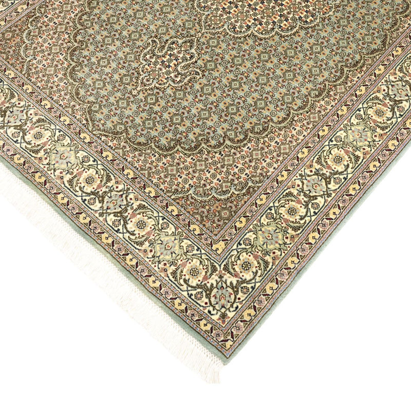 Alfombra Persa - Tabriz - Real - 153 x 101 cm - verde oliva