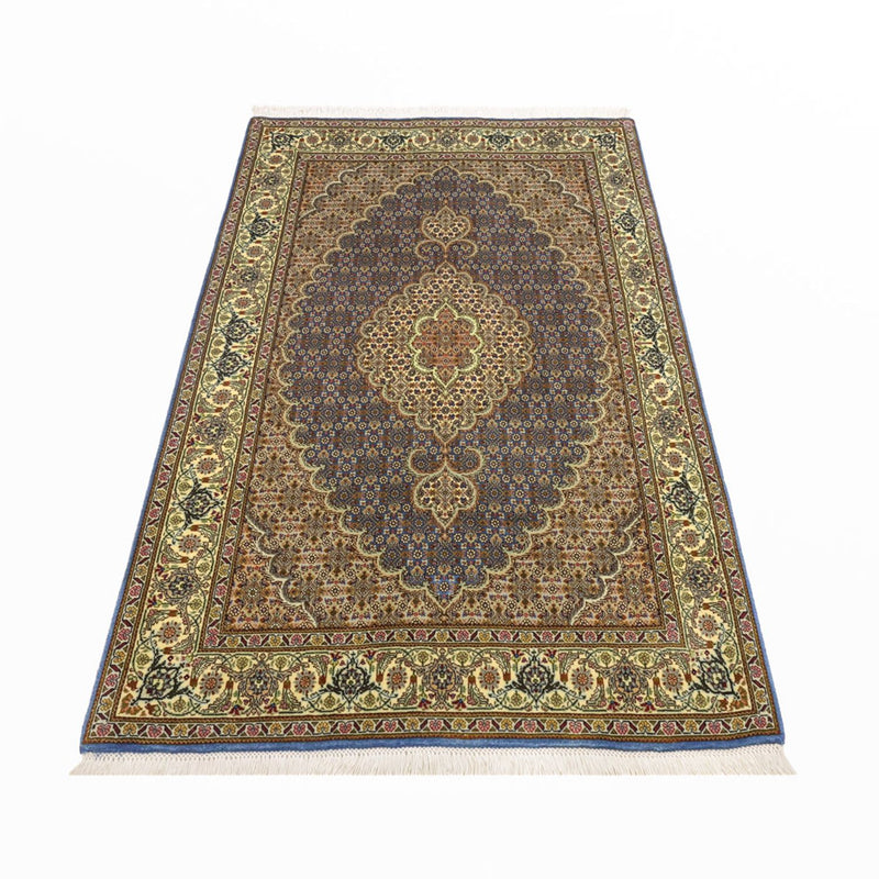 Alfombra Persa - Tabriz - Real - 158 x 96 cm - verde oliva
