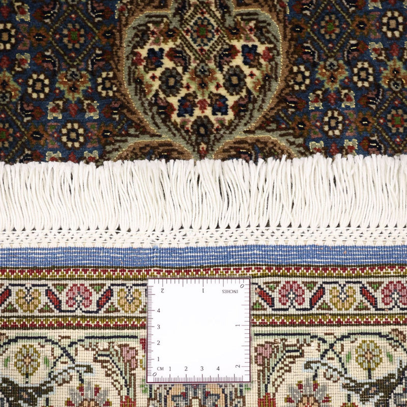 Alfombra Persa - Tabriz - Real - 158 x 96 cm - verde oliva