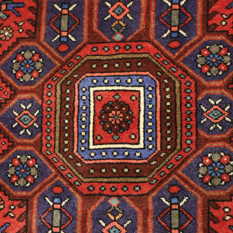 Alfombra persa - Nómada - 156 x 102 cm - rojo