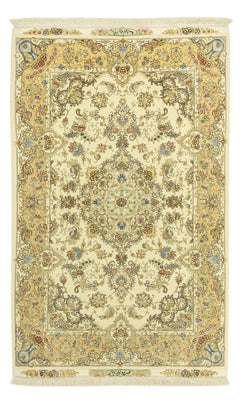 Alfombra persa - Tabriz - 161 x 100 cm - beige