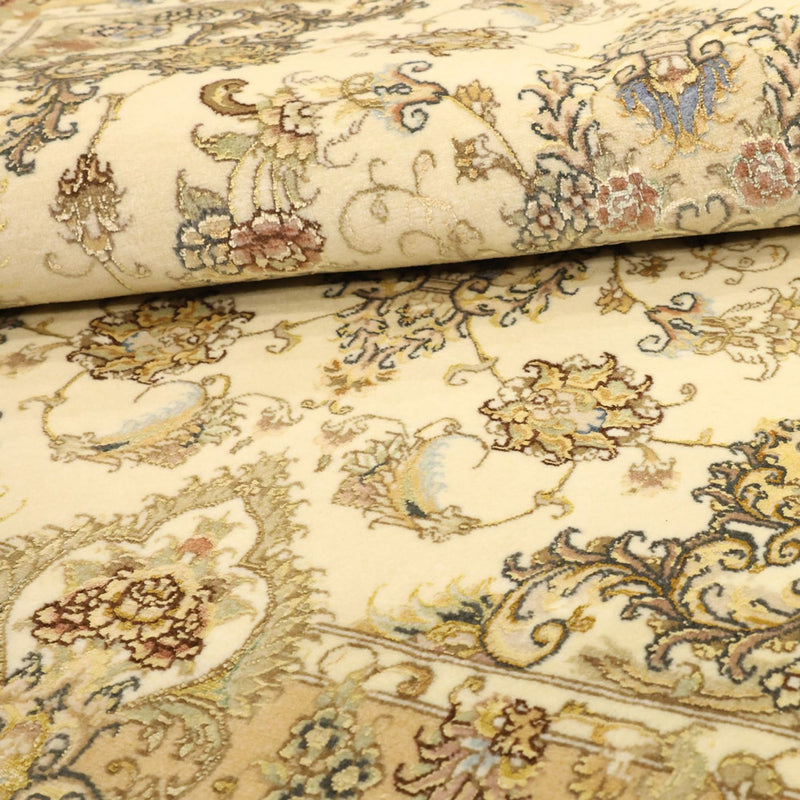 Alfombra persa - Tabriz - 161 x 100 cm - beige