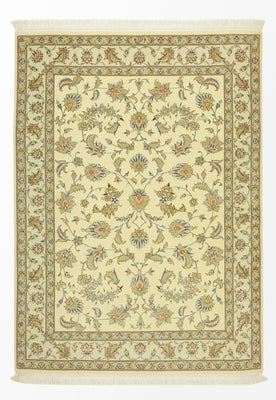 Alfombra Persa - Tabriz - Real - 151 x 108 cm - beige