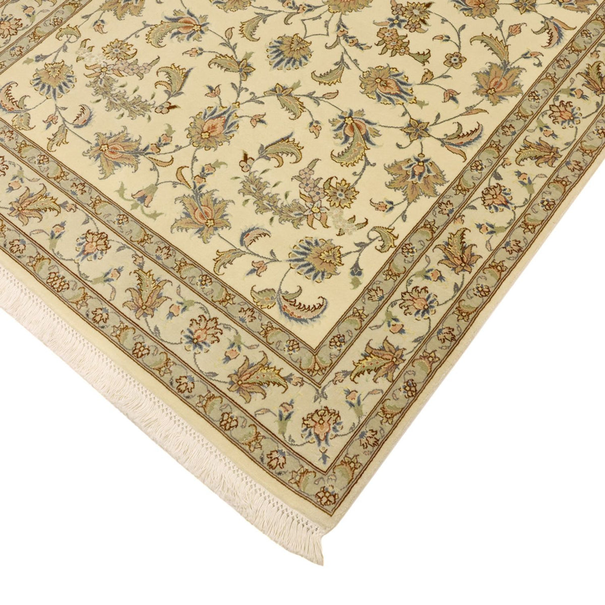 Alfombra Persa - Tabriz - Real - 151 x 108 cm - beige