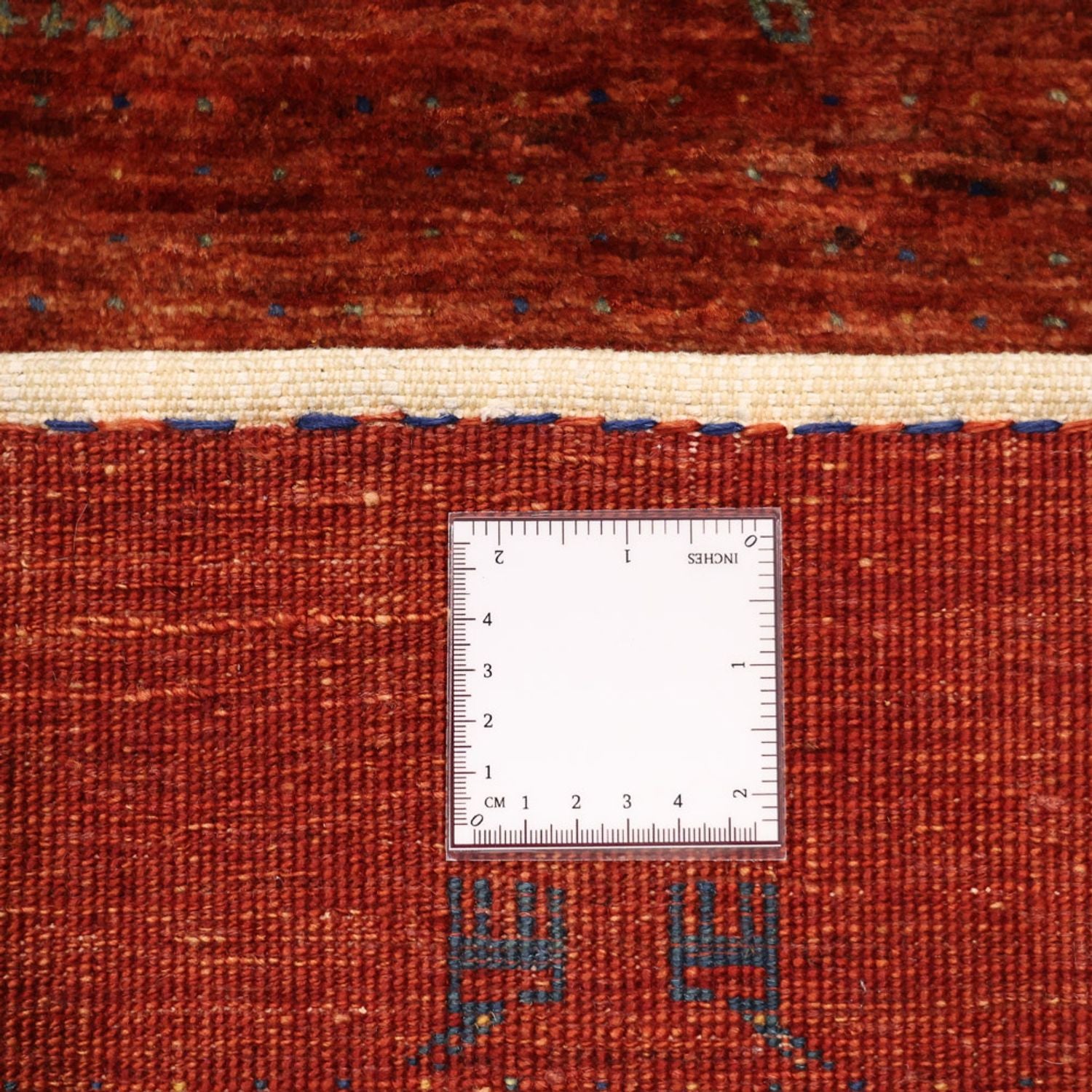 Alfombra Gabbeh - Persa Kashkuli - 153 x 82 cm - rojo