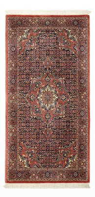 Alfombra persa - Bidjar - 136 x 69 cm - beige oscuro