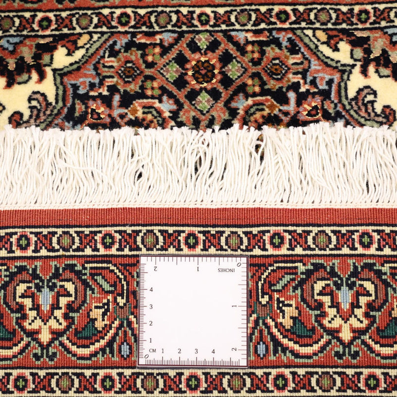 Alfombra persa - Bidjar - Real - 137 x 70 cm - rojo oscuro