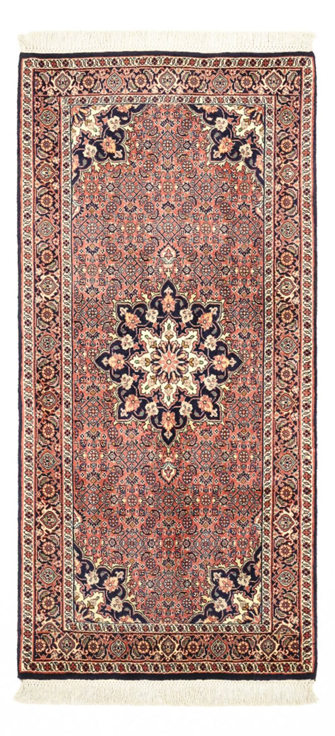 Alfombra persa - Bidjar - Real - 147 x 70 cm - óxido