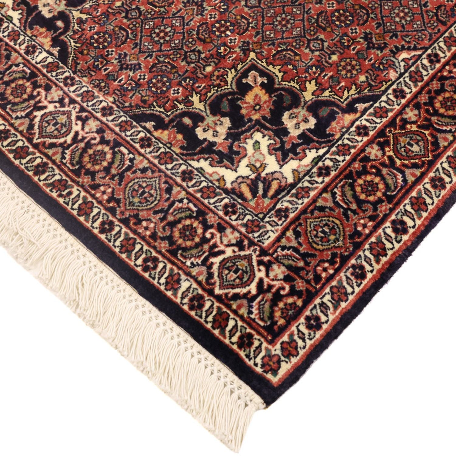 Alfombra persa - Bidjar - Real - 147 x 70 cm - óxido