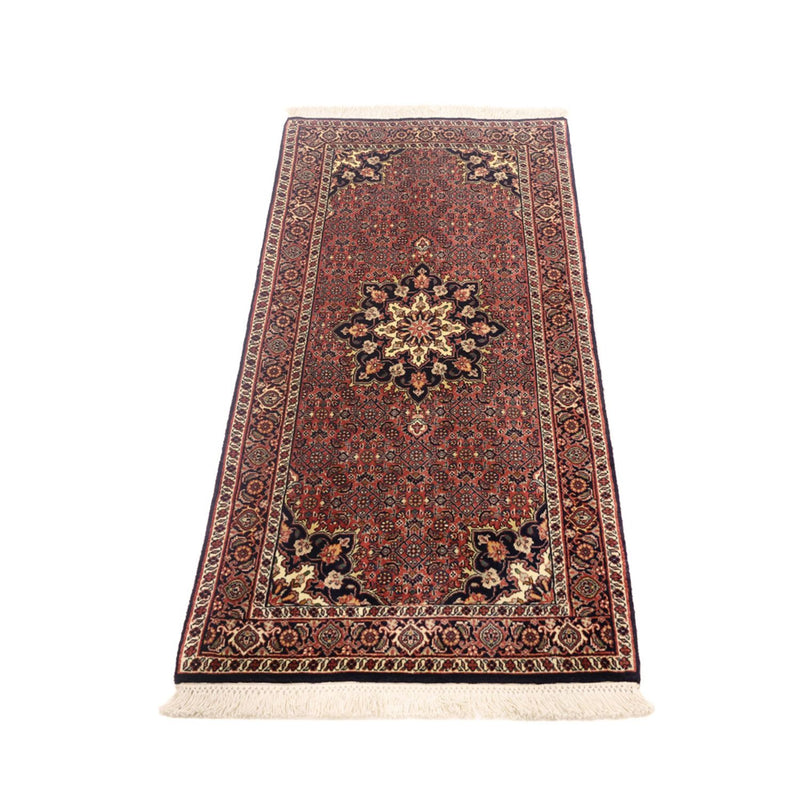 Alfombra persa - Bidjar - Real - 147 x 70 cm - óxido