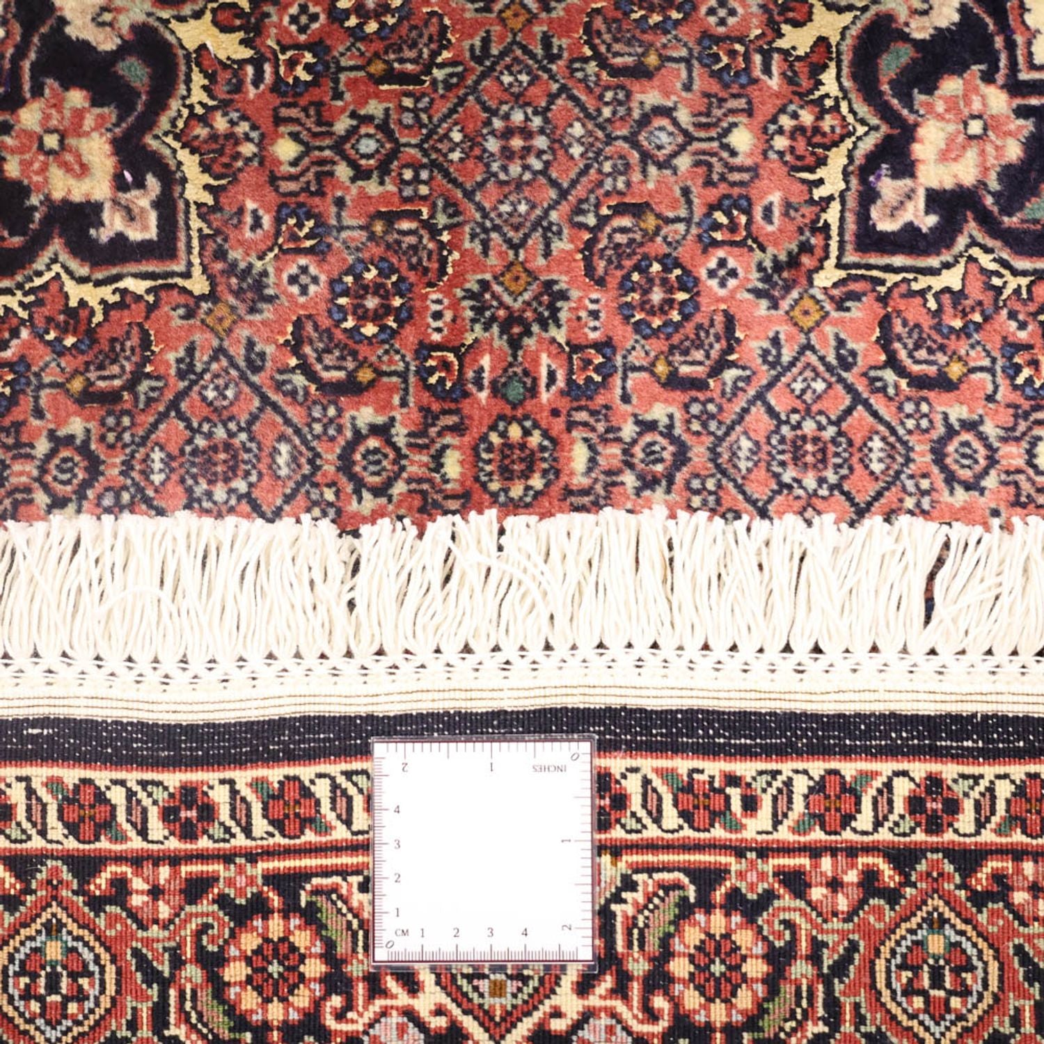 Alfombra persa - Bidjar - Real - 147 x 70 cm - óxido