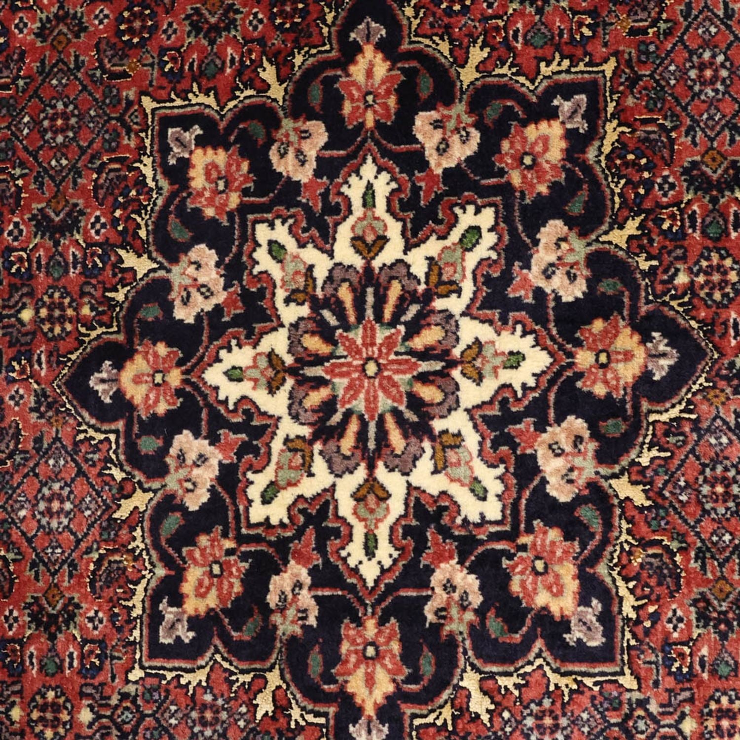 Alfombra persa - Bidjar - Real - 154 x 90 cm - óxido