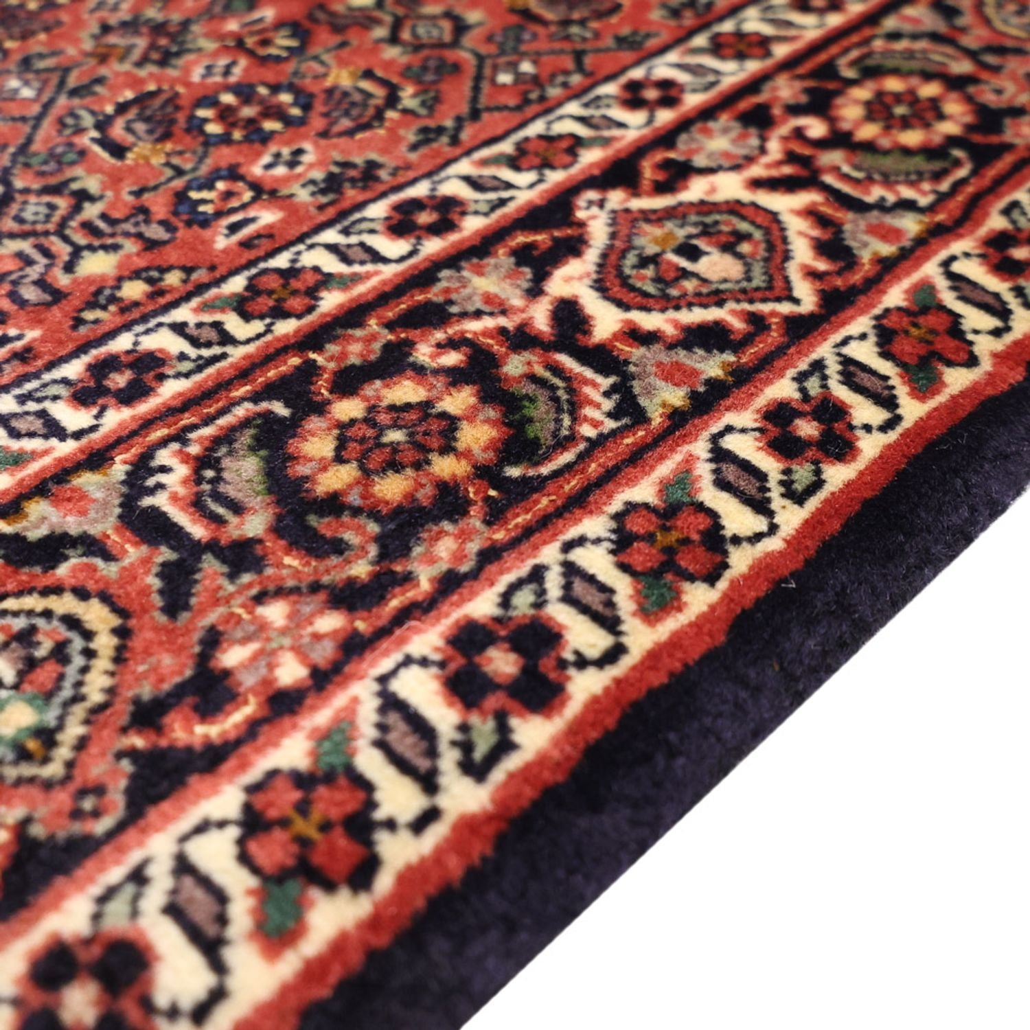 Alfombra persa - Bidjar - Real - 154 x 90 cm - óxido