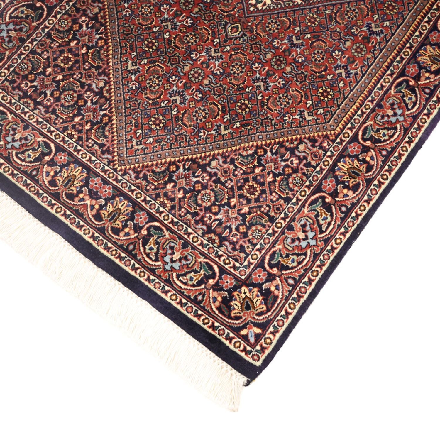Alfombra persa - Bidjar - Real - 135 x 70 cm - óxido