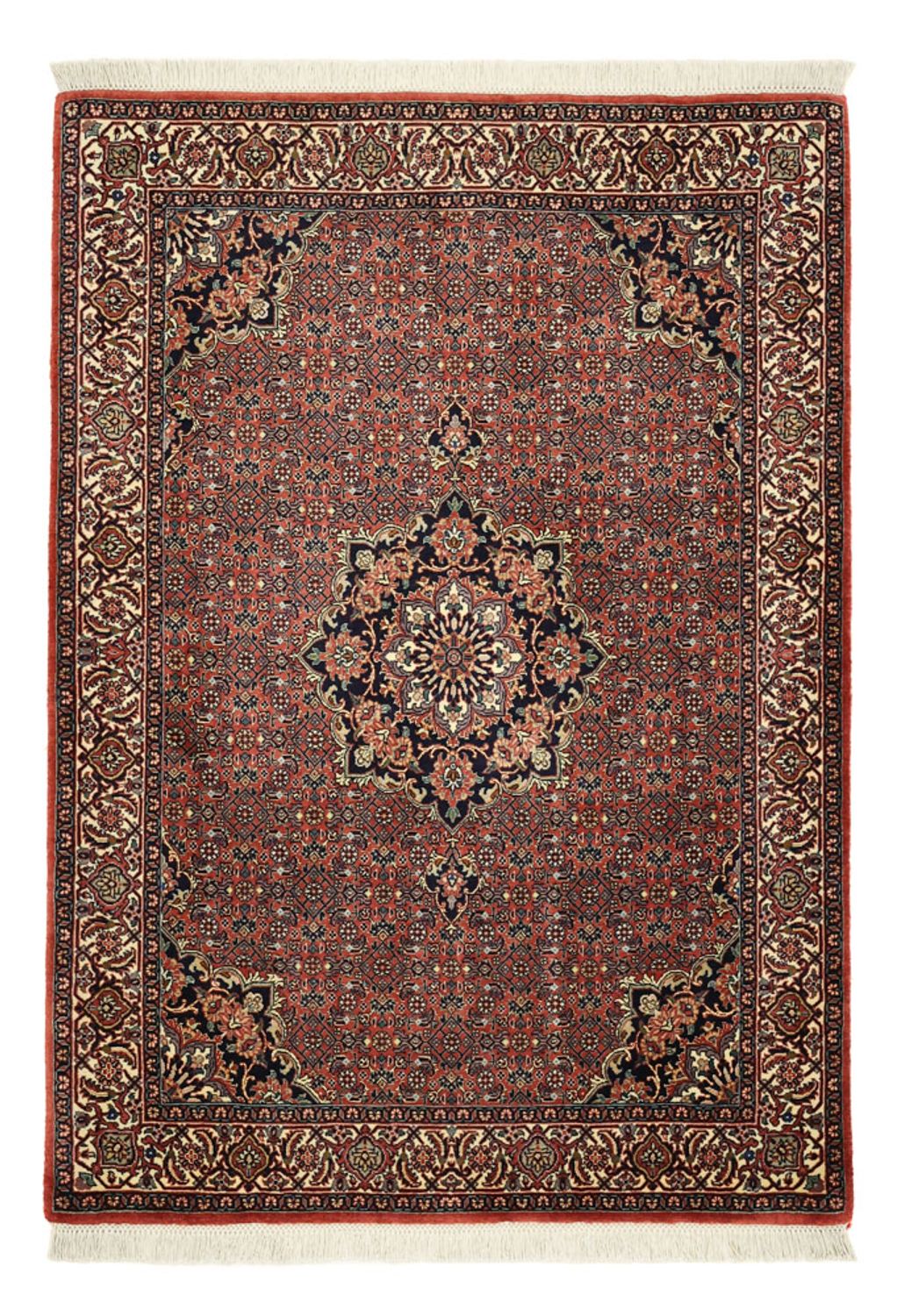 Alfombra persa - Bidjar - Real - 145 x 101 cm - óxido