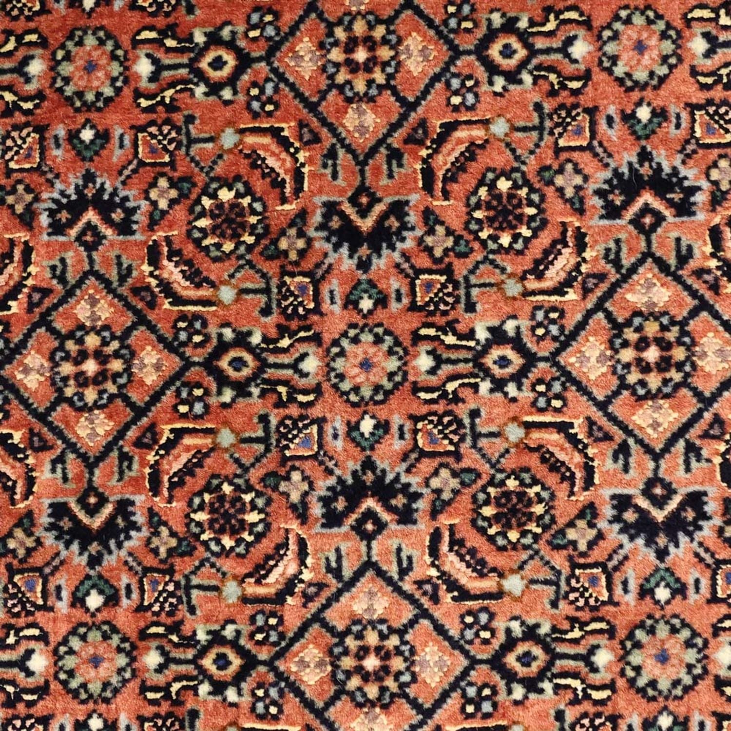 Alfombra persa - Bidjar - Real - 134 x 78 cm - óxido