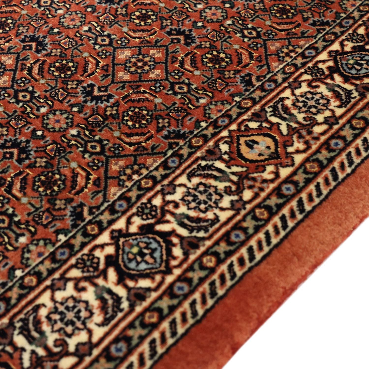 Alfombra persa - Bidjar - Real - 134 x 78 cm - óxido