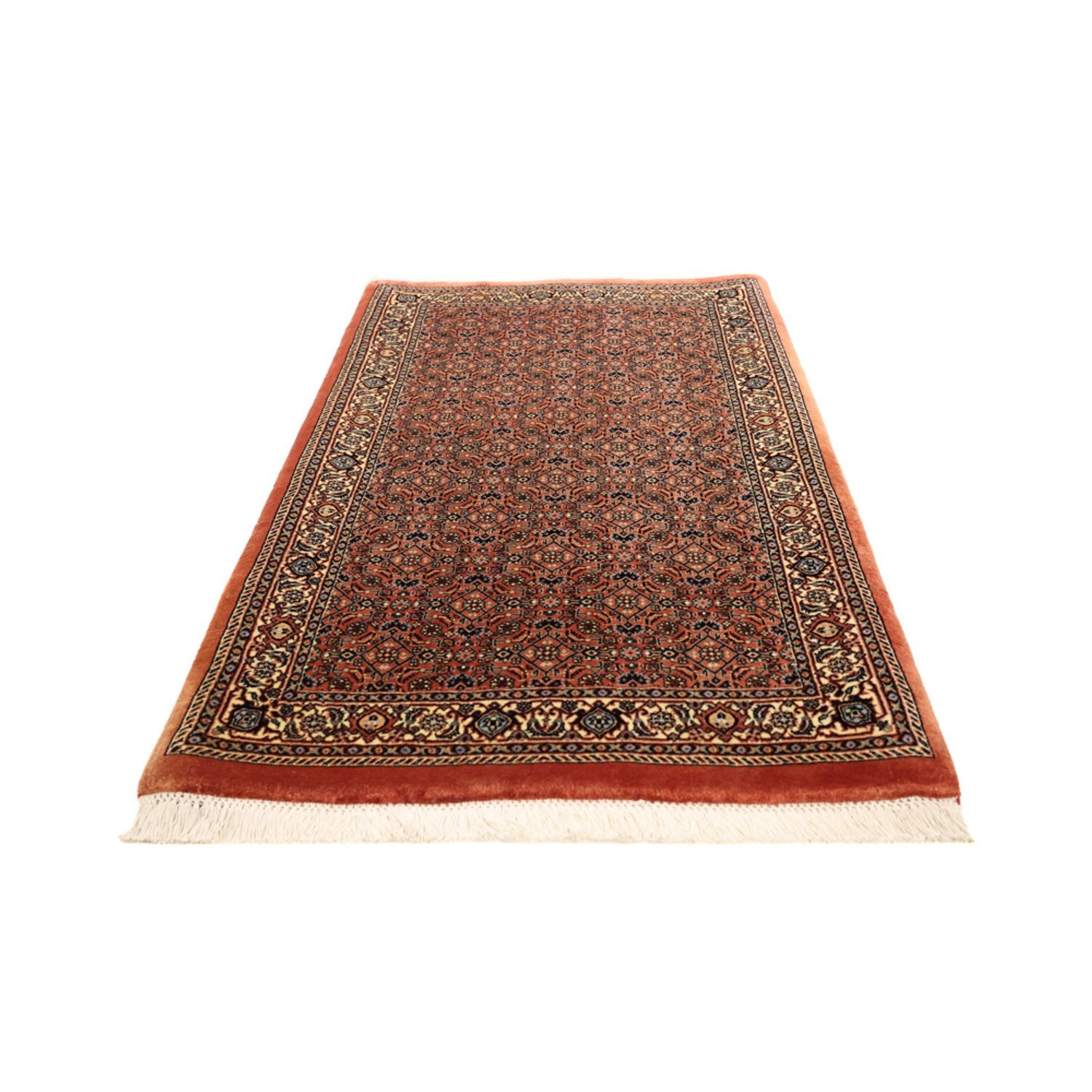 Alfombra persa - Bidjar - Real - 134 x 78 cm - óxido