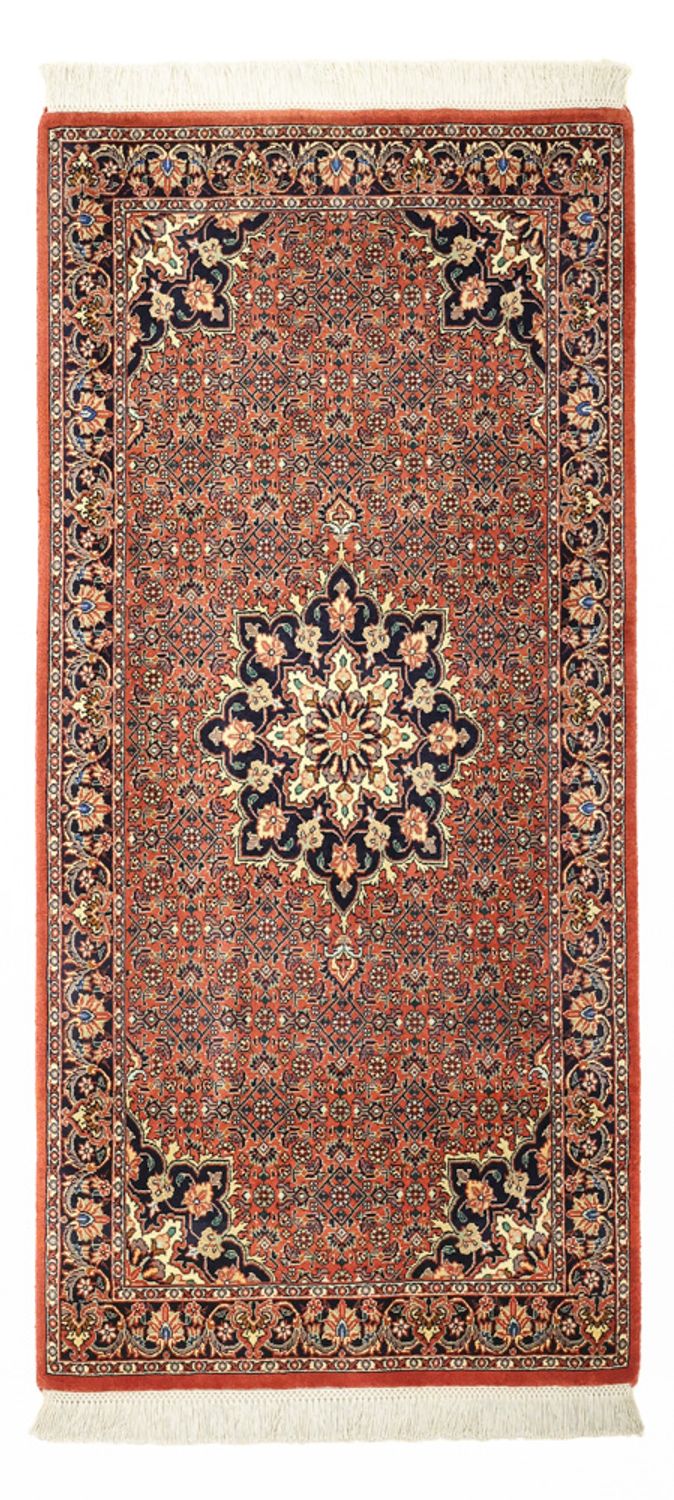 Alfombra persa - Bidjar - Real - 146 x 70 cm - óxido