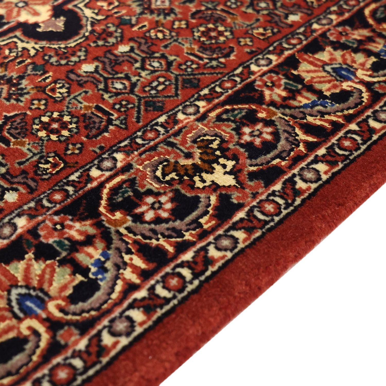 Alfombra persa - Bidjar - Real - 146 x 70 cm - óxido