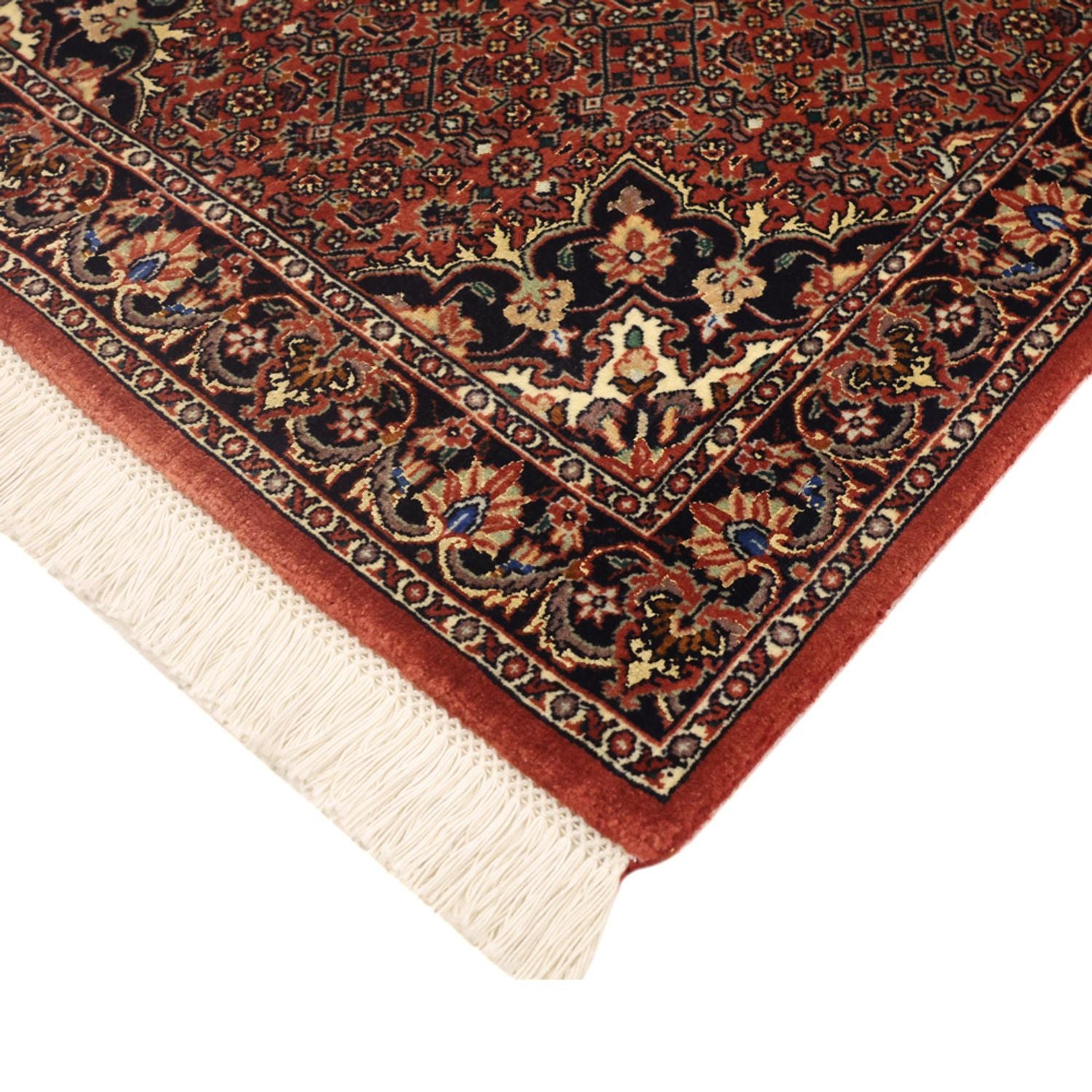 Alfombra persa - Bidjar - Real - 146 x 70 cm - óxido