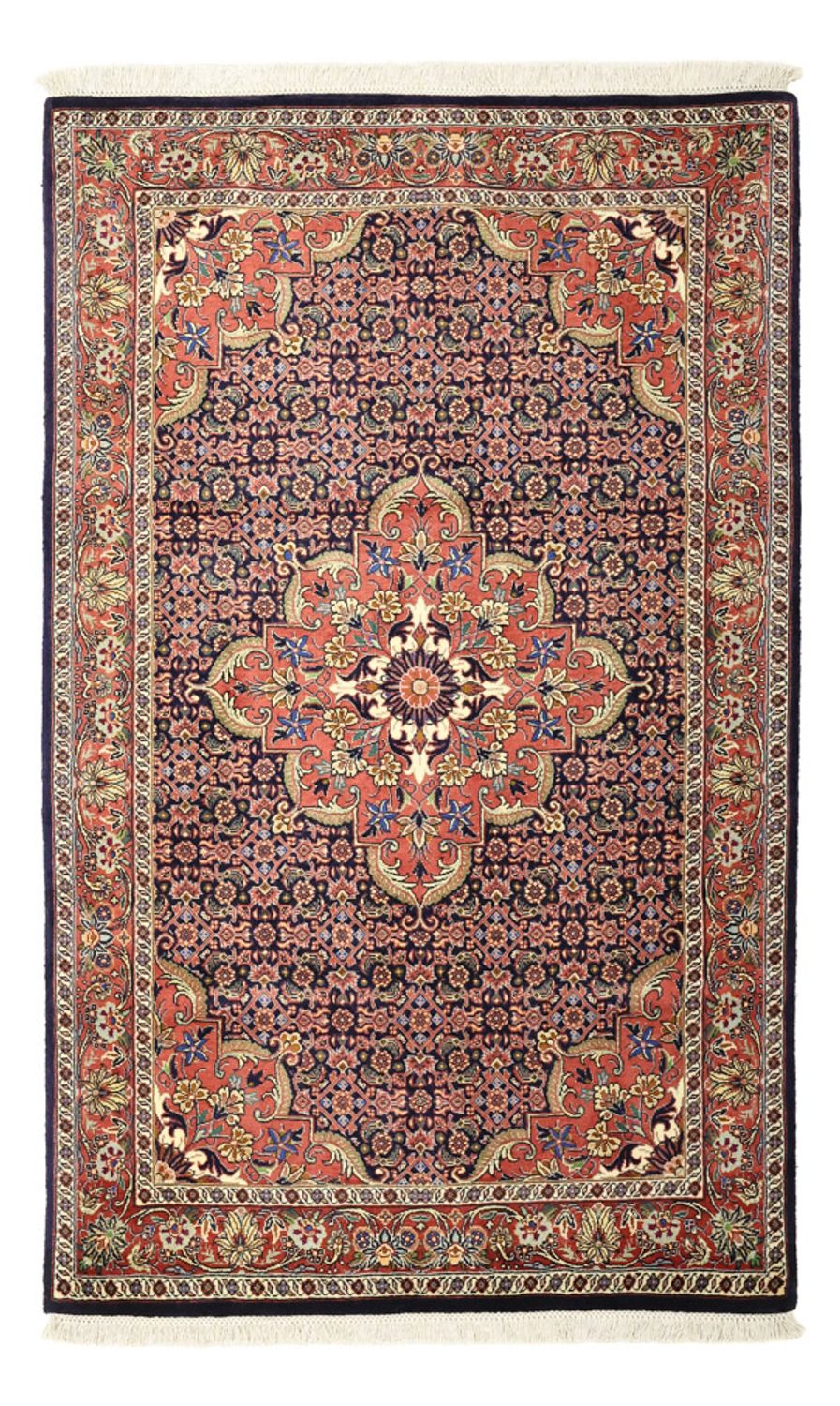 Alfombra persa - Bidjar - Real - 148 x 91 cm - óxido