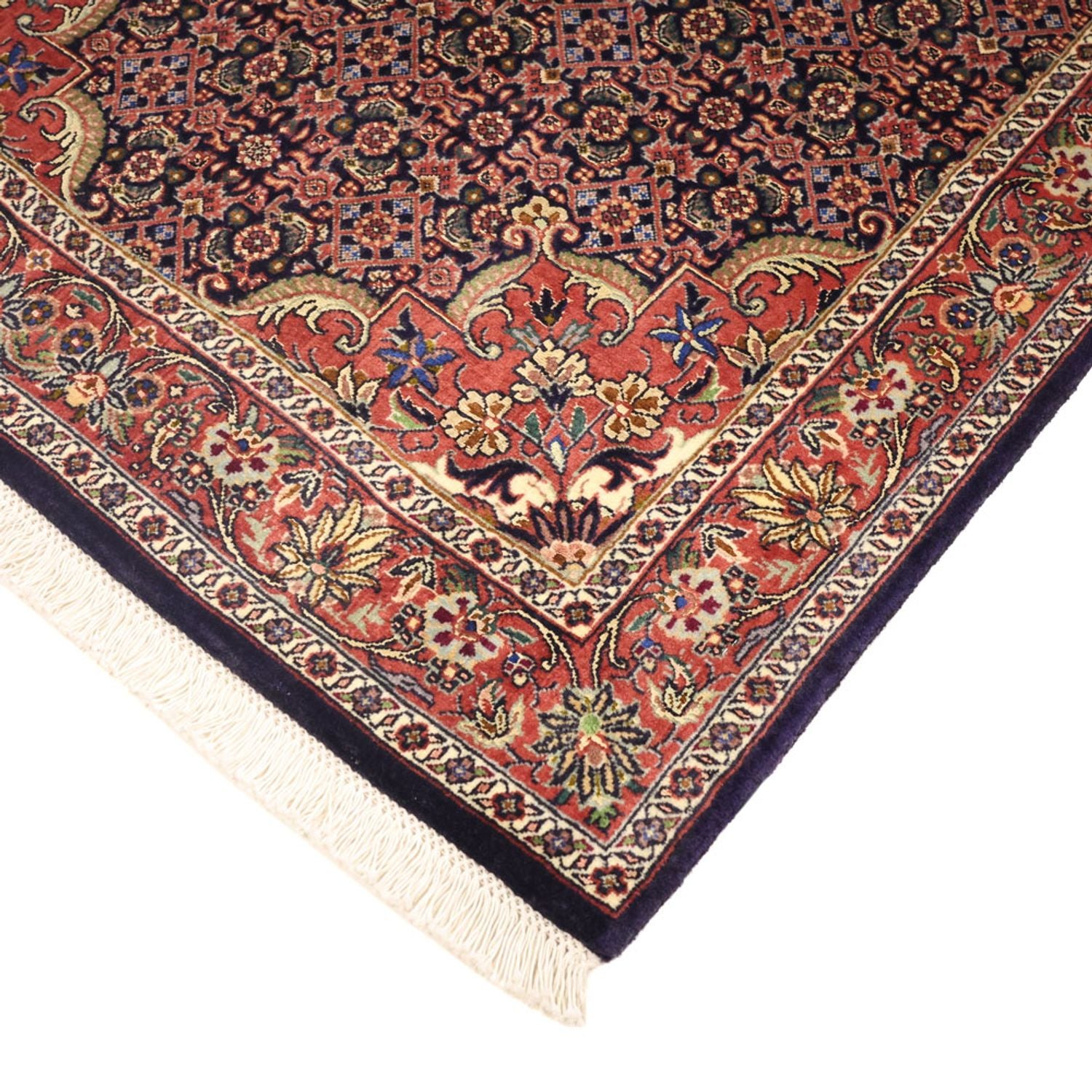 Alfombra persa - Bidjar - Real - 148 x 91 cm - óxido