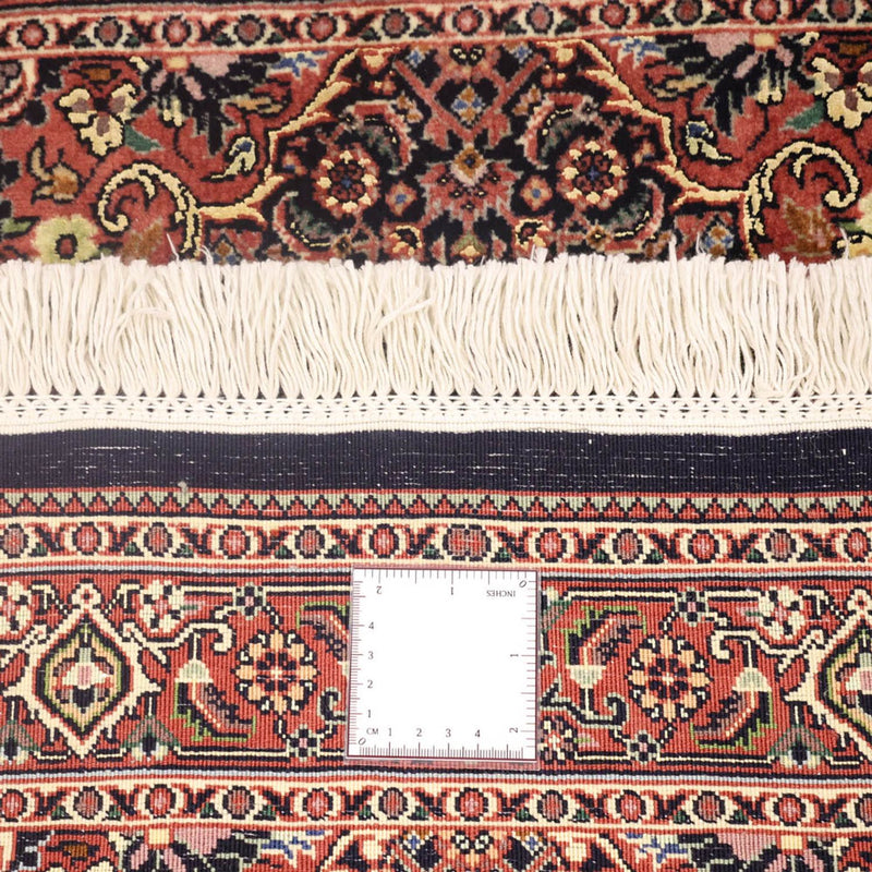 Alfombra persa - Bidjar - Real - 140 x 70 cm - rojo oscuro
