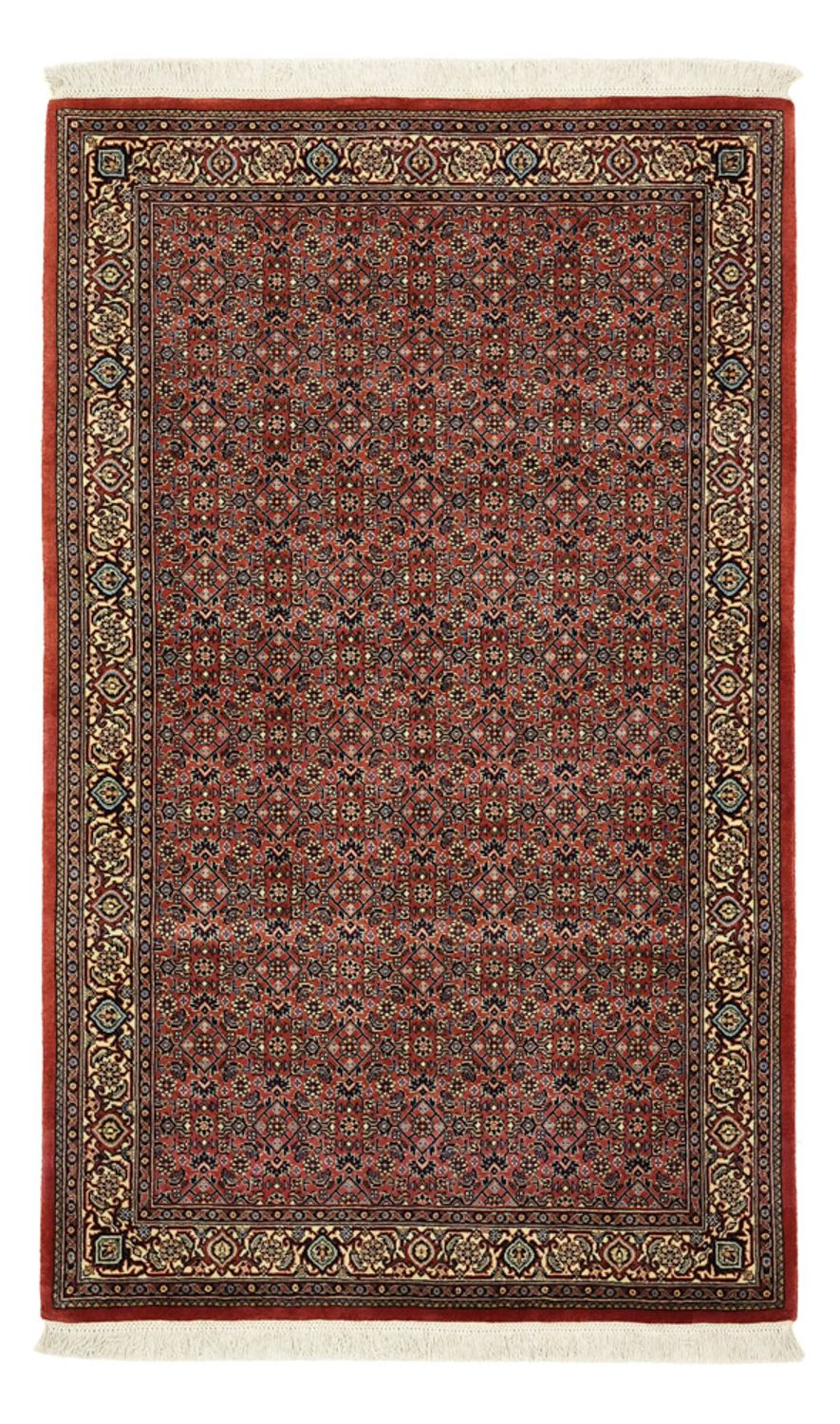 Alfombra persa - Bidjar - Real - 148 x 91 cm - beige oscuro