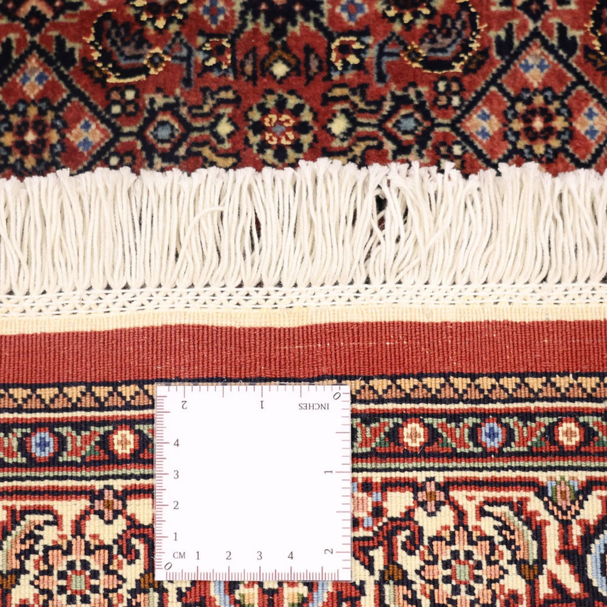 Alfombra persa - Bidjar - Real - 148 x 91 cm - beige oscuro