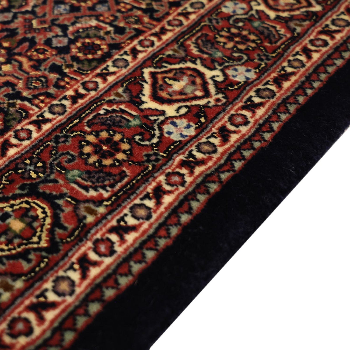 Alfombra persa - Bidjar - Real - 154 x 89 cm - beige oscuro