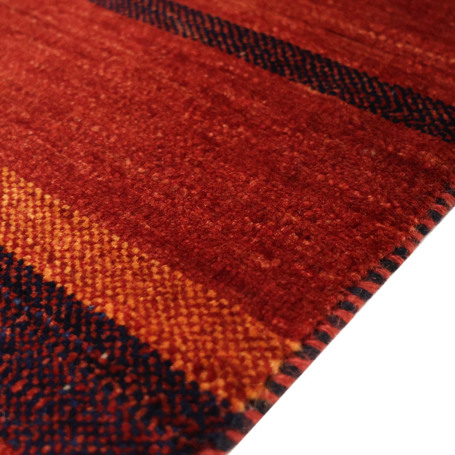 Alfombra Gabbeh - Persa Kashkuli cuadrado  - 112 x 103 cm - multicolor