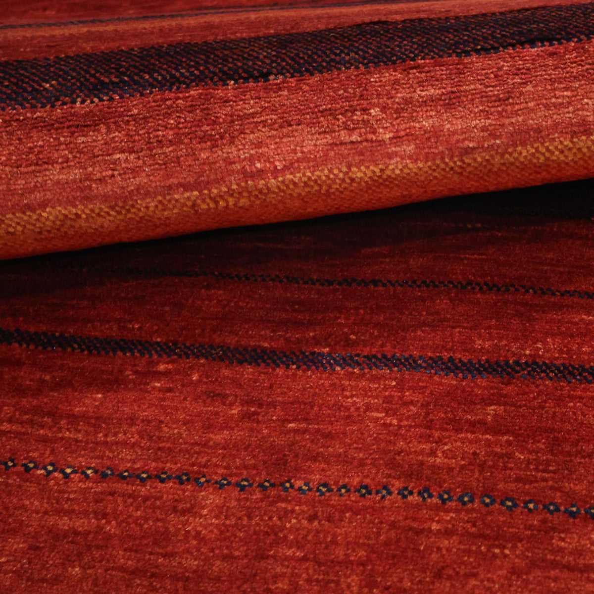 Alfombra Gabbeh - Persa Kashkuli cuadrado  - 112 x 103 cm - multicolor